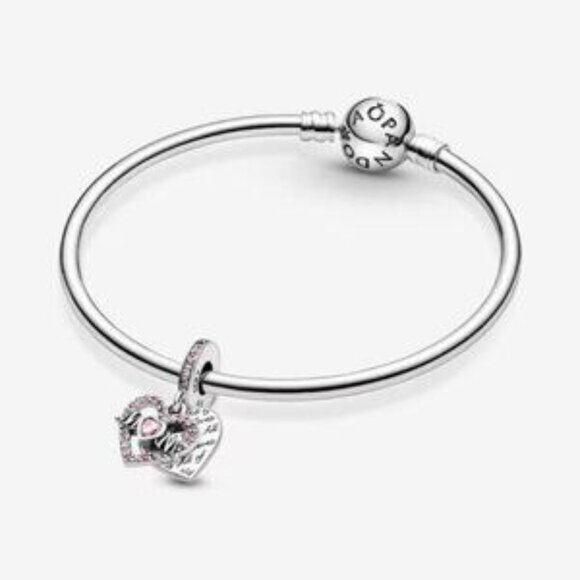 Pandora Heart & Mom Dangle Charm - Picture 3 of 5